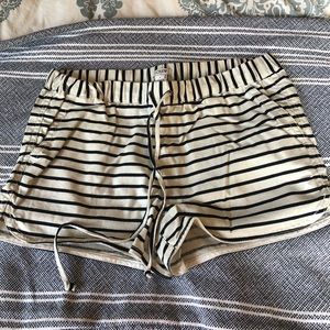 Striped JCrew shorts